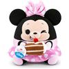 Snackles Disney, peluche da 35 cm di ZURU, peluche con accessorio snack(MINNIE)