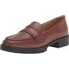 LifeStride Women's London Loafer, Walnut Brown, 6.5 Wide