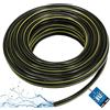 KOTARBAU® Tubo dell'acqua da giardino da 3/4", 20 m, 4 strati, flessibile in PVC rinforzato, anti-torsione, nero, professionale per irrigazione delle piante, da giardino