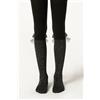 Calzedonia Collant Longuette In Cotone Bambina Nero