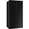 SMEG Frigorifero Side By Side, Libera installazione, Capacità 624 Lt, Nero Lucido - FQ60NDF - Classe Energetica F