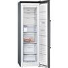SIEMENS Congelatore Verticale, Libera Installazione, Serie iQ500, h 186 cm, Capacità 242 Lt, Classe Energetica E, Acciaio Inox Nero - GS36NAXEP - ULTIMI PEZZI