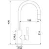 Franke miscelatore monocomando Eos Doccia finitura inox satinato - 0738090 - 115.0156.202 - FUORI PRODUZIONE