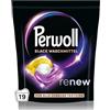 Perwoll Renew Caps - Detersivo nero (19 lavaggi), tutto in 1, per pulire e rinnovare delicatamente colori e fibre, per tutti i tessuti scuri, con tecnologia Triple Renew