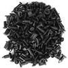 Qiilu Clip fissa parafango paraurti pannello portiera auto, 100 pezzi 8 mm paraurti auto rivetto in plastica di fissaggio fermo fermo pin clip perno nero per