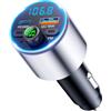 EOIWUY Aggiornato Trasmettitore FM Bluetooth 5.3 per Auto, Bluetooth Auto