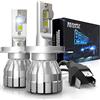 BEAMFLY Lampadine LED H4 18000LM, BEAMFLY HB2 9003 Kit di Conversione per Fari Alogeni Auto, Luce Abbagliante o Anabbagliante 12V, 6000K Luci Bianca Forte Fredda