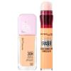 Maybelline New York Fondotinta Coprente Liquido Lunga Tenuta Superstay Lumi Matte Colore 98 da 30ml + Il Cancella Età Correttore Liquido per Macchie Blu Violacee Anti Età Colore Yellow - Set da 2