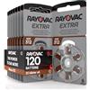 Udivita 120 Batterie per Apparecchi Acustici Rayovac Misura Extra 312 Sound Fusion Technology - 20 Blister da 6 Pile