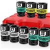 Aurlloct Set di Chiavi a Bussola Esagonali da 3/4, 8 Pezzi, 26-38 mm, Set Chiavi a Bussola Lunghe, per Riparazione Autoveicoli Riparazioni Meccaniche