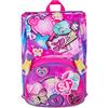 SJ GANG STYLE JAM GANG Zaino Scuola Estensibile Big, Fucsia, Zaino con Divisorio Interno, Tasca Superiore con Patch Riposizionabili, Tasca per Borraccia, 24 L, Zaino Scuola Elementare, Zaino Bambina