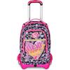 SJ GANG STYLE JAM GANG Trolley Scuola Jack 3 Ruote, Multicolore, 3 in 1, Zaino Triplo Uso con Carrello Sganciabile, 33 L, Zaino Scuola Elementare, Zaino Bambina