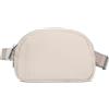 Expatrié Marsupio da Donna Beige - Milly - Puffer Waist Bag - Borsa a Tracolla Piccola con Design Imbottita e Fibbia in Metallo - Borsello Piccolo Monospalla di Nylon - Puffy Beltbag