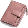 SENDEFN Portafoglio Donna in Pelle Vera Piccolo Portamonete Cute con Cerniera 14 Carte con Tanti Scomparti