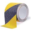 OQingluan Striscia Antiscivolo per Scale, 10cm*10m, Nastro Antiscivolo per Gradini, Nastro Sicurezza Giallo Nero, Antiscivolo Scale Esterne, per Uso Interno ed Esterno, Giallo Nero