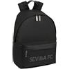 safta, Zaino Juvenil per portatile 14,1 di Sevilla FC Teen, 310 x 160 x 410 mm Unisex-Bambini e ragazzi, nero, Estándar