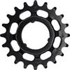 KMC Chainring, Bike RITZEL, 1/8", for Shimano hub, 20 Teeth, Chromoly Black,