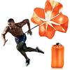 Nusogon Corsa, allenamento di velocità, paracadute da corsa, allenamento di velocità, paracadute di resistenza da 142,2 cm, paracadute con ombrello, paracadute e fitness esplosivo power training, trainer per