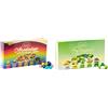 Buratti Confetti Multi Sapore e Multicolore, Tenerezze Sfumè Arcobaleno - 1000 g & con Mandorle Tostate Ricoperte di Cioccolato, Bianco ai Molteplici Gusti, Tenerezze Sfumè Verde - 1000 g