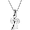 LillyMarie Collana Da Donna Con Pendente Angelo In Argento Sterling Per Occasioni Speciali