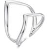 SOUTHPLUS Anello in per Donne, Anelli Multistrato/Cuore, Regolabile Donna, Elegante, Antiallergico, Anello di Fidanzamento, Anello di Amicizia, Regalo per Ragazza Madre (Coure V)