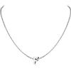SILVERCUTE Collana da donna in argento 925 con ciondolo iniziale A-Z minimalista con catena sottile regolabile 40+5cm collana con lettera del nome con confezione regalo