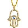 Supcare Collana Donna Occhio Turco, Occhio di Allah Collana Tennis Donna, Oro Collana Donna Malocchio Girocollo con Evil Eye, Collana Portafortuna Amuleto Talismano per Donna Ragazza