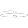 Supcare Cavigliera per Signore e Ragazze in Argento Sterling 925, Bracciale Cavigliera con Ciondolo Minimalista, Gioielleria per Piedi, Estate, Cavigliera a Piedi Nudi, per la Spiaggia, Accessorio di