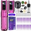 MAST TATTOO Mast Fold2 Pro Kit Tatuaggio Senza Fili, Penna Professionale Rotativa