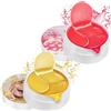 Turiueba 120PCS Patch Occhiaie e Borse Occhi Pach Coreani Eye Maschera Parch Contorno Occhi Collagene e Acido Laluronico Korean Antirughe 24K Gold Patches Riduce le Rughe e le Linee Sottili Idrata Anti-Età