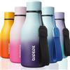 BJPKPK Borraccia isolata, in acciaio inox, con cinghia, senza BPA, a prova di perdite, tazze, fiaschette, riutilizzabile, per sport e viaggi, Ocean Dream