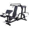 MAXXUS Panca Multifunzione Palestra Casa 6.0 - con Leg Extension, Reclinabile, Supporto Pesi 30/50 mm - Panca Piana per Chest Press e Pressa Gambe, Attrezzo Completo Home Gym, Panche