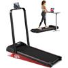 UMAY Tapis Roulant Salvaspazio Elettrico 12KM/H, 4 in 1 Tapis Roulant con Inclinazione 15%, Walking Pad Pieghevole con Motore Silenzioso Migliorato da 2.5HP, Capacità di Carico Max 136KG