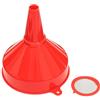 C-FUNN Universale Olio Benzina Carburante Diesel con Filtro Auto Trattore Camion Rosso