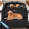 Looxmeer Protezione Bagagliaio Auto per Cani, Telo Auto per Cani con Tasca, Protezione Laterale e Paraurti, Impermeabile Antistrappo Antiscivolo, Universale per Auto, SUV, 183 x 104 cm, Nero(Leggero)