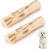 COYUN 2pcs Bastone da Masticare per Cani e Cuccioli,Giochi Masticativi per Cuccioli Lunga Durata,Pulizia Denti Naturale,Legno di caffè,Antistress per Cani Attivi(S,14cm)