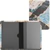 kwmobile Custodia Ecopelle per Libretto Circolazione Auto - Cover Portalibretto con Scomparti Porta Tessere Patente - Foderina Portadocumenti - Marmo