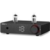 AIYIMA T20 Preamplificatore valvolare completamente bilanciato LME49720 per HiFi Home audio mini preamplificatore valvolare con ingressi e uscite RCA e XLR e uscita trigger 12V (DC12V 2A)