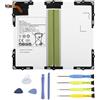 K KYUER 27.74Wh 7300mAh EB-BT585ABE Tablet Batteria per Samsung Galaxy Tab A 10.1 2016 SM-T580(WiFi) SM-T585(3G,4G/LTE &WiFi) SM-P580 SM-P585 SM-T585C SM-T587 SM-T587P EB-BT585ABA with tools