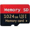Helson Scheda SD 1024GB - Card Alta Velocità Scheda TF 1024GB Impermeabile Memoria SD Mini Memory Card con Smartphone/Fotocamera/Tablet/Drone/Smart TV