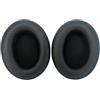 tecinity Cuscinetti auricolari per Sony WH-1000XM3 cuffie, Cuscinetti Cuffie per Sony WH1000XM3, Morbida Pelle Proteica (Nero)