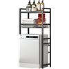 Mobile Bagno Sopra Lavatrice Asciugatrice Colonna Scaffale Integrato Elettrodomestici In Cashmere