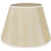 DULEE 6.3 Inch E27/E14 Screw Paralume da Tavolo Tessuto Fatto a Mano Paralumi da Terra,Semplice Lampada da Tavolo,Paralume da Comodino,(Top)12cm x (Height)15cm x (Bottom)16cm,Beige
