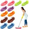 CZAYEFNH pantofole mop ，Panni Mocio Lavapavimenti - Cuffia in Microfibra per Pulizia Pavimenti, Pattine per Casa e Parquet - Perfetti per una Pulizia Facile ed Efficace