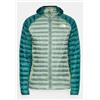 THE NORTH FACE NF0A87GX58S M BETTAFORCA LT Down Hoodie Maglia Lunga Uomo Duck Green-Deep Nori Taglia XXL