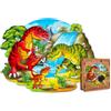 ACTIVE PUZZLES - Puzzle di Draghi e Dinosauri |Bambini e Adulti |Rompicapo in Legno, Tagliati al Laser, Sostenibile ed Ecologico, Finitura Premium (Tyrannosaurus)