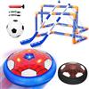 Philivivi Spider Pallone Calcio Fluttuante, 3in1 Hover Calcio Hockey Giocattoli Palle per Bambini Set, Ricaricabile Air Hover Calcio Bambini per Bambini 3-12 Anni Natale Regalo