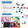 swpeet 178 Pcs Kit Modello per Inorganico & Molecolare Organico Modello Molecolare Insegnante e Student Kit - 69 Atomi & 30 orbitals & 78 Links & 1 Breve Link Remover Strumento - Scienza Giocattoli