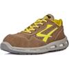 U-POWER DON'T WORRY... BE HAPPY! U-Power Red Lion® Adventure, scarpe di sicurezza unisex, anti-slip leggeri, flessibili, antipintura, con Suola Infinergy, con tappi di punta in alluminio (38)