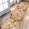 Siunwdiy Tappeto classico spiaggia 3D per corridoio, cucina, camera da letto, antiscivolo, lavabile,tappeto per corridore, passatoia da cucina, corridoio, in poliestere, personalizzabile,40X260CM